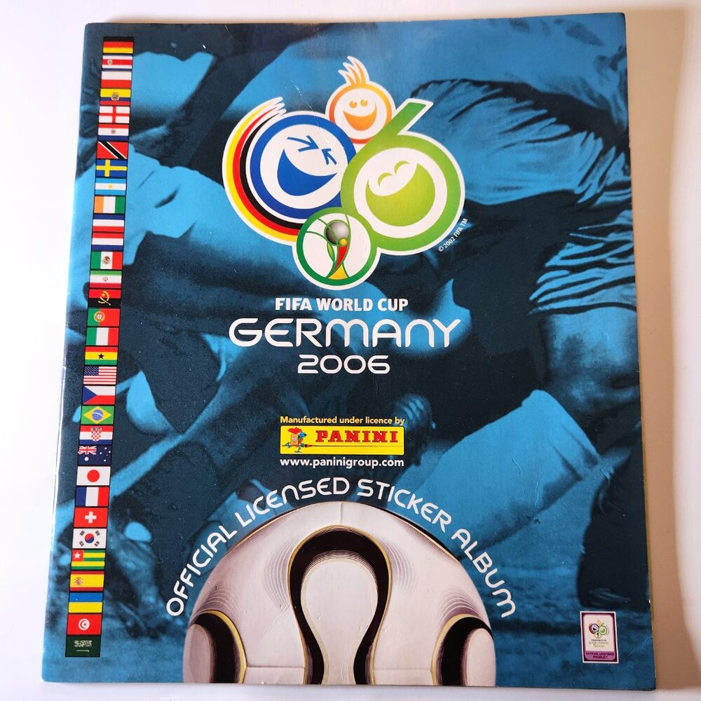 2006 Panini World Cup FIFA Germany 64 Page Collectors Sticker Empty Album